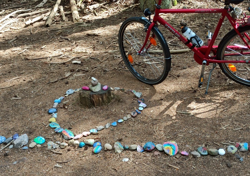 Steinschlange in der Hoellenschlucht