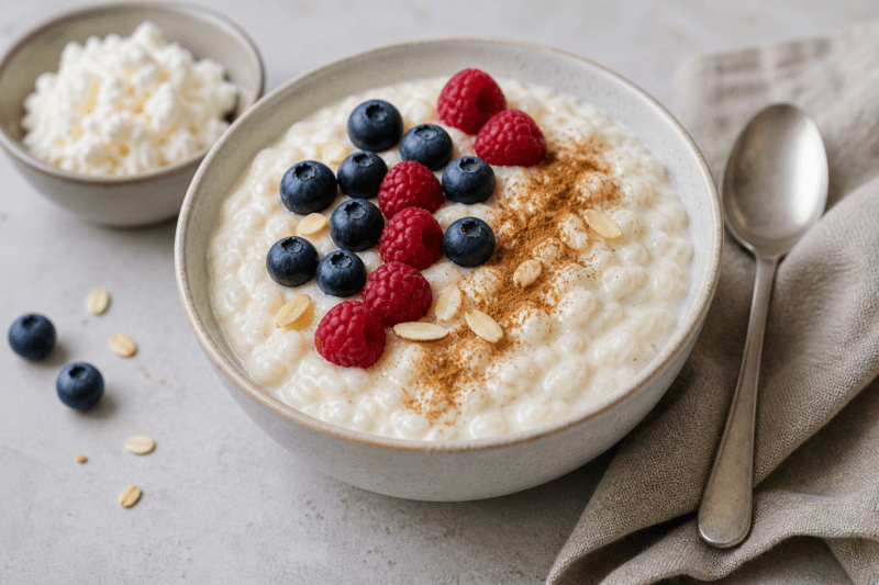 Cremiger Frischkäse-Quark „Milchreis“
