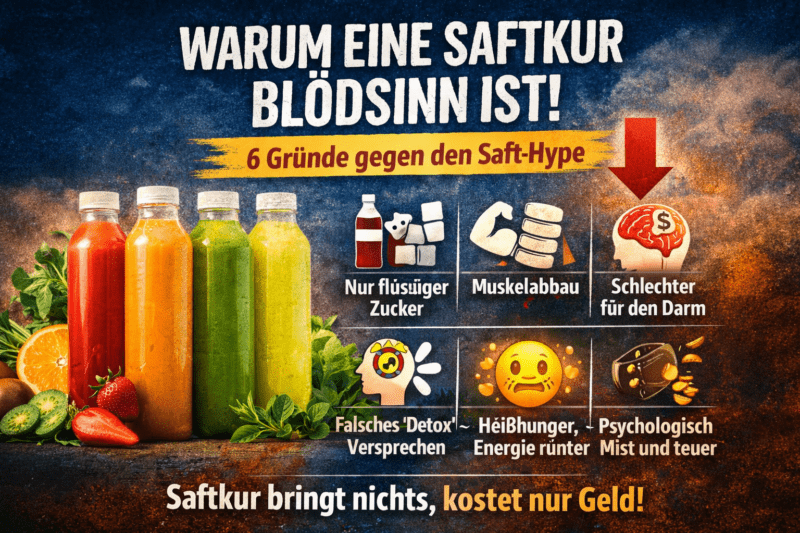 Saftkur: Gesund oder Selbsttäuschung?