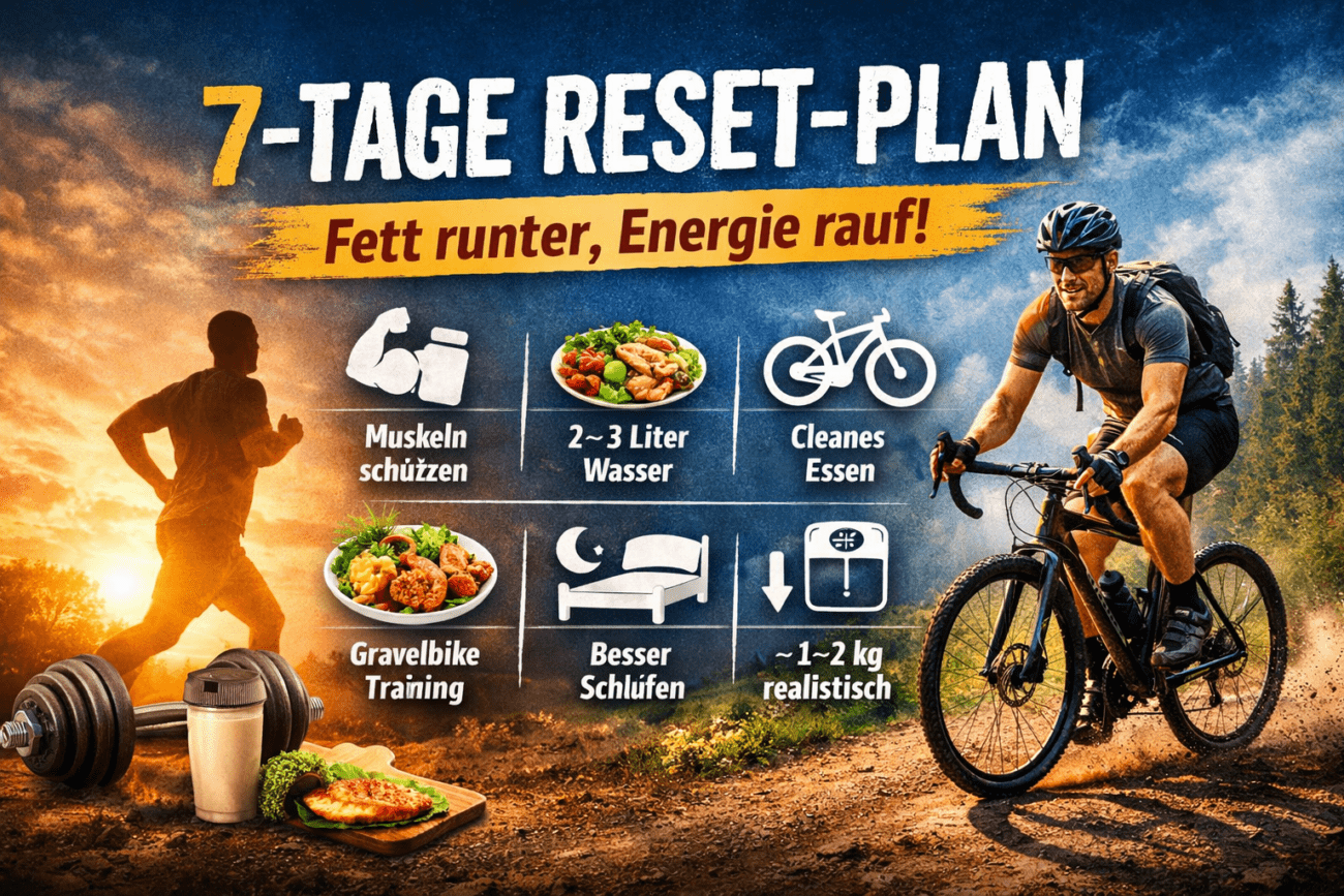 7-Tage Reset: Fett runter, Energie rauf – Der einfache Neustart