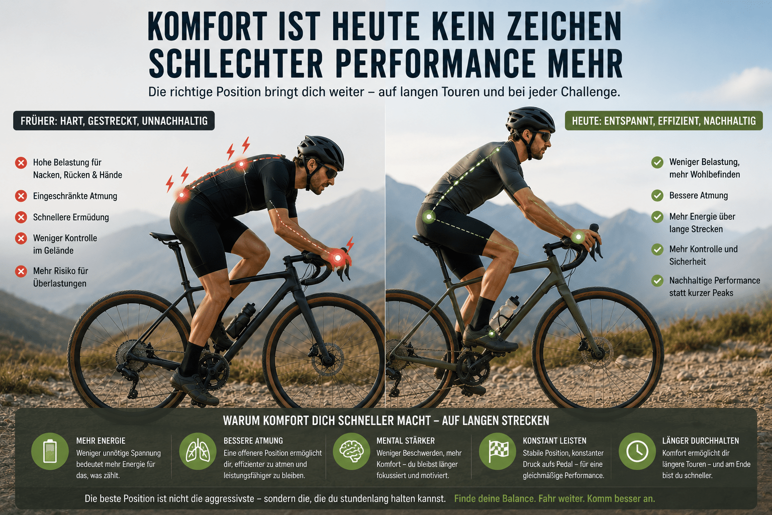 Komfort ist heute kein Zeichen schlechter Performance mehr