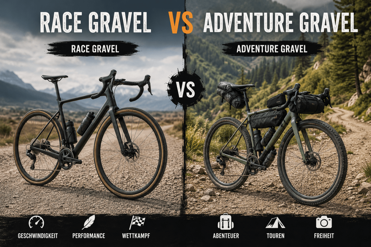 Race Gravel vs Adventure Gravel