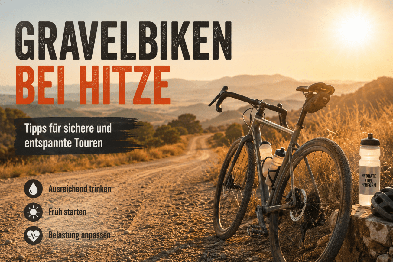 Gravelbiken bei Hitze